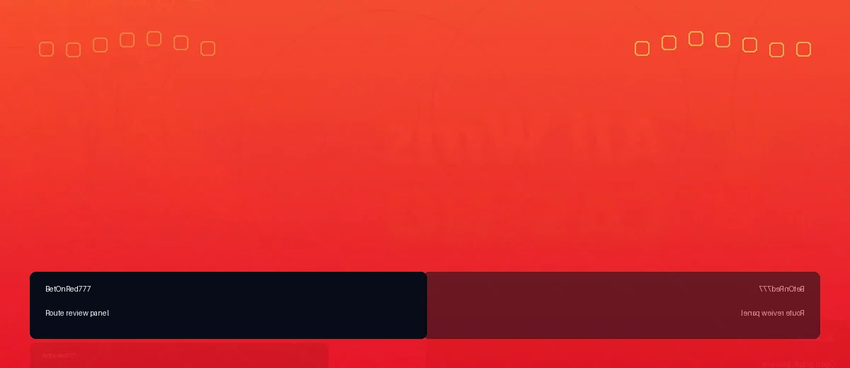 BetOnRed777 route panel